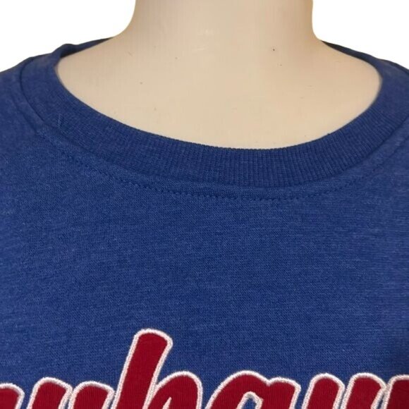 NCAA Kansas Jayhawks sweatshirt crewneck gray sweatshirt pullover women’s m - Picture 6 of 8